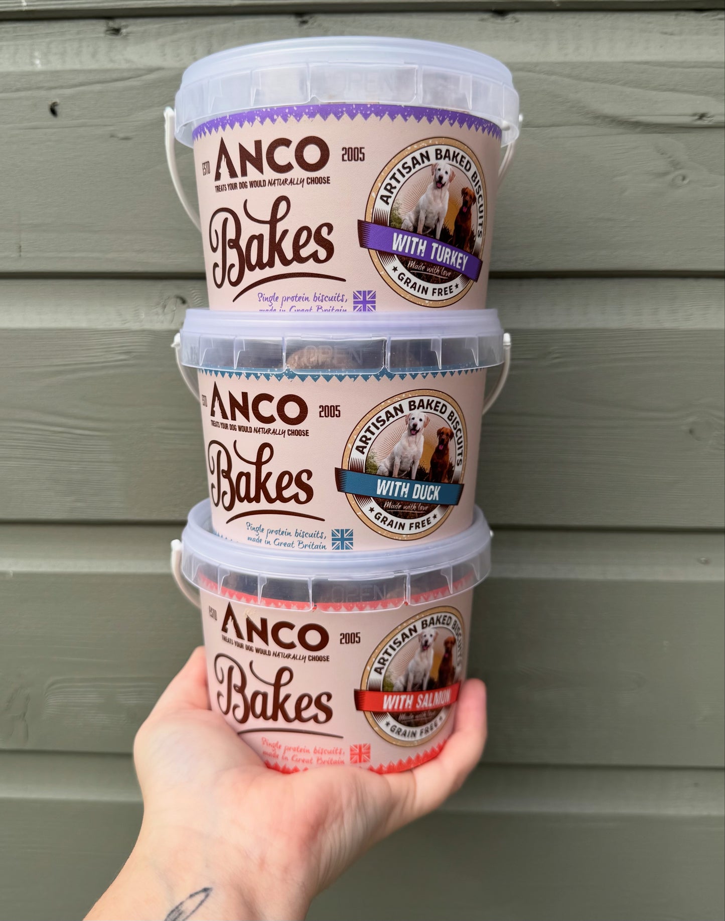 RAFFLE TO WIN 3 TUBS OF ANCO BAKES (1 OF EACH FLAVOUR)