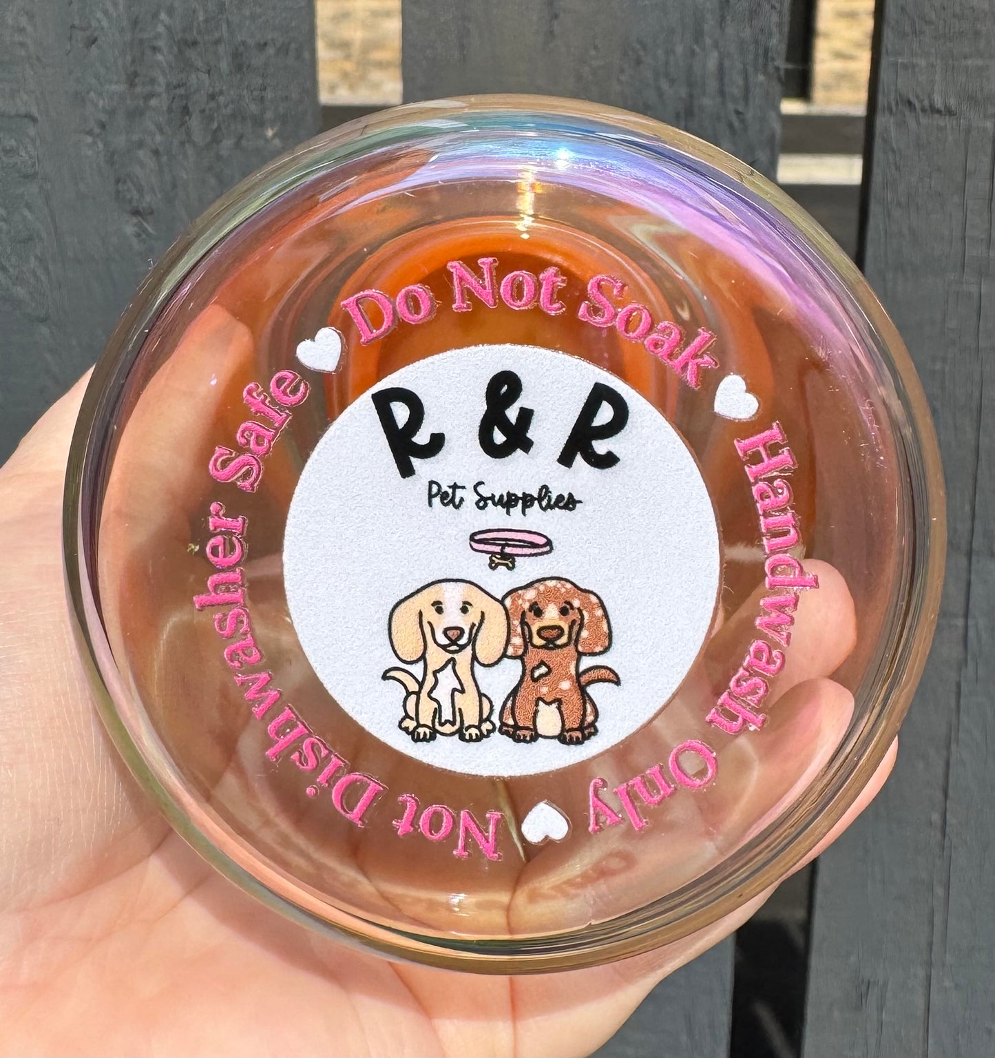 Dog Mum Design Glass Libby Cup