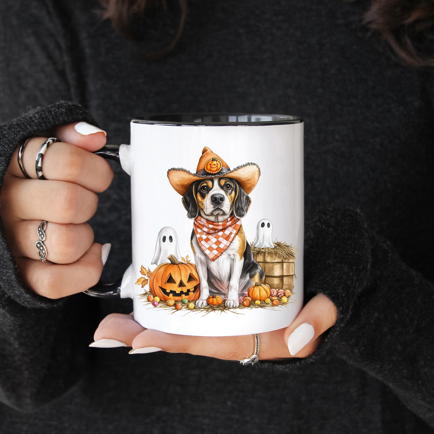 Halloween Pup Mug - Various Breeds To Choose From