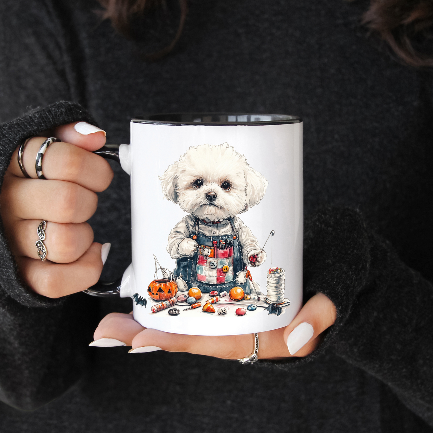 Halloween Pup Mug - Various Breeds To Choose From