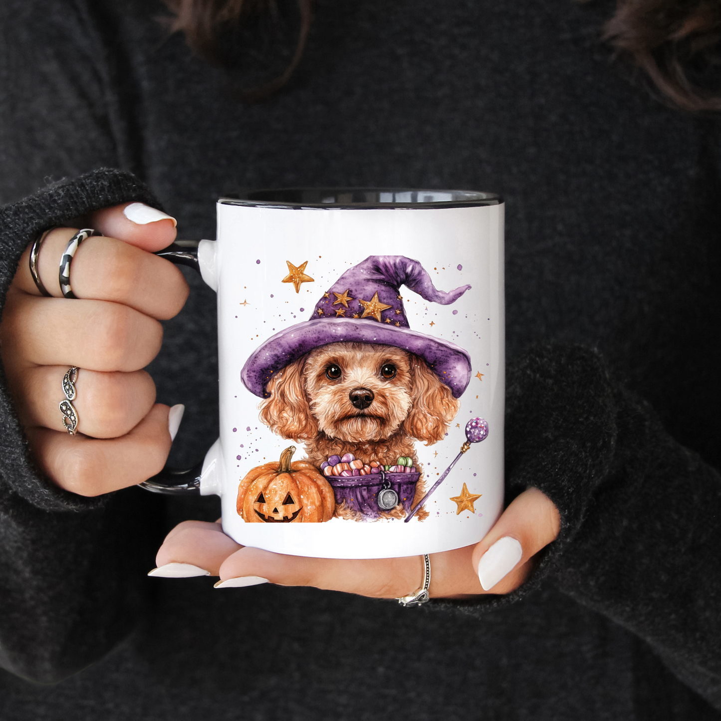 Halloween Pup Mug - Various Breeds To Choose From