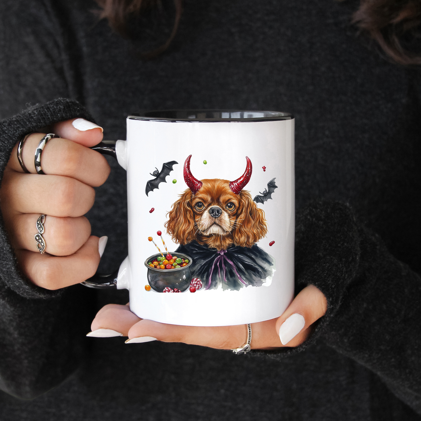Halloween Pup Mug - Various Breeds To Choose From
