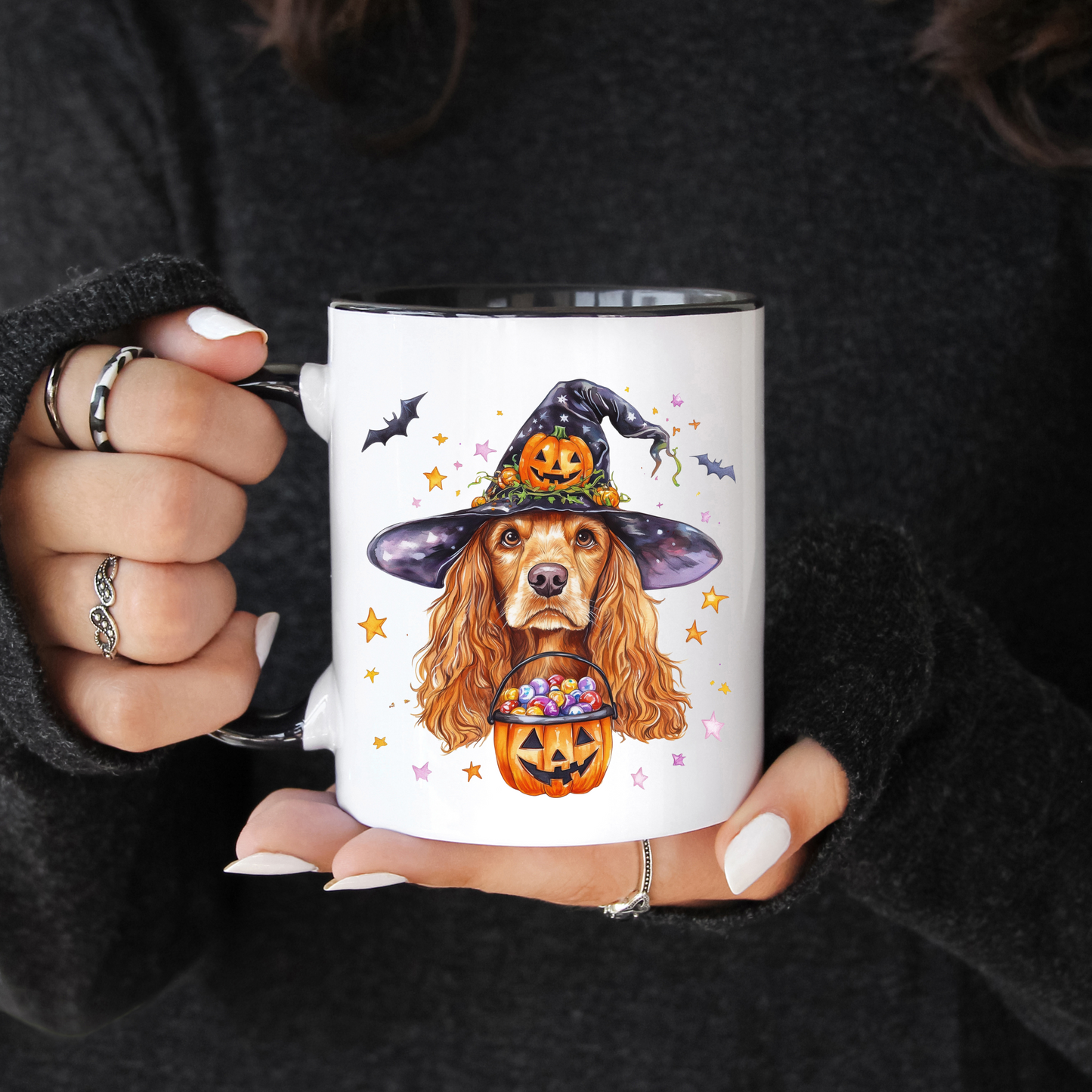 Halloween Pup Mug - Various Breeds To Choose From