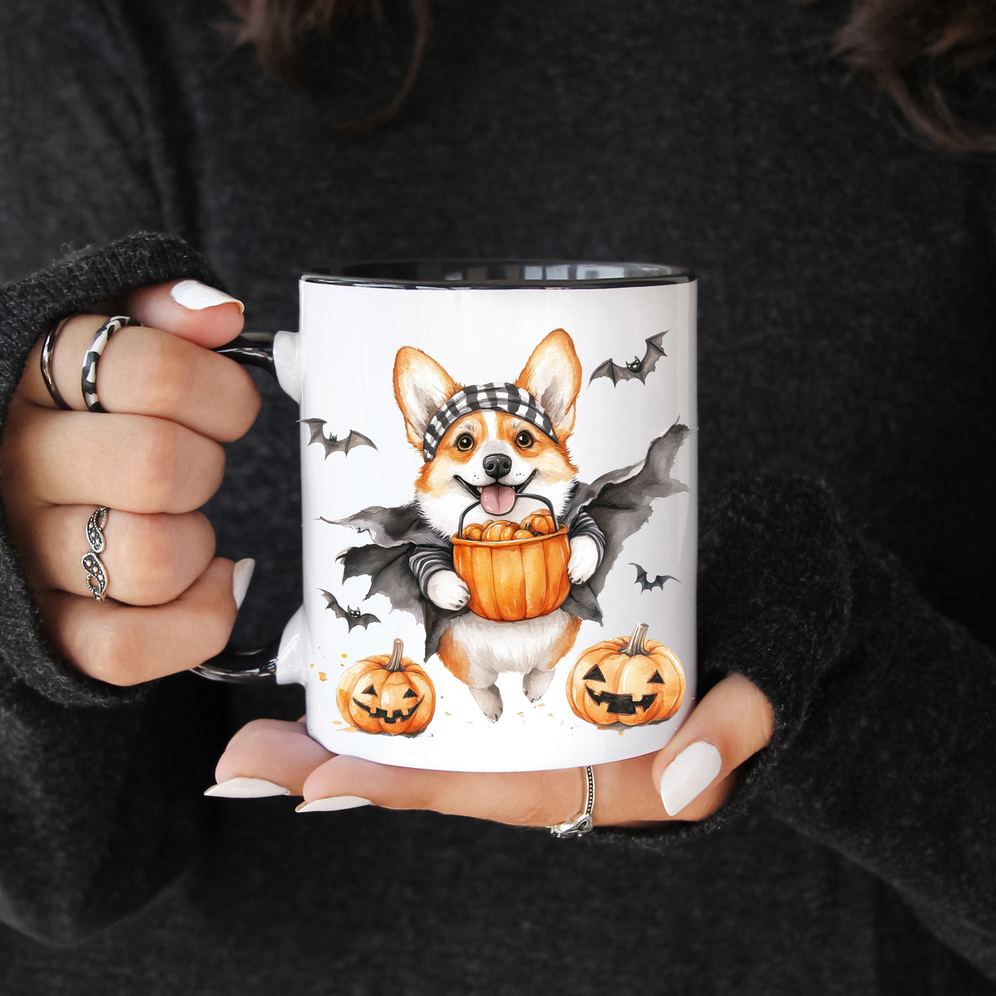 Halloween Pup Mug - Various Breeds To Choose From