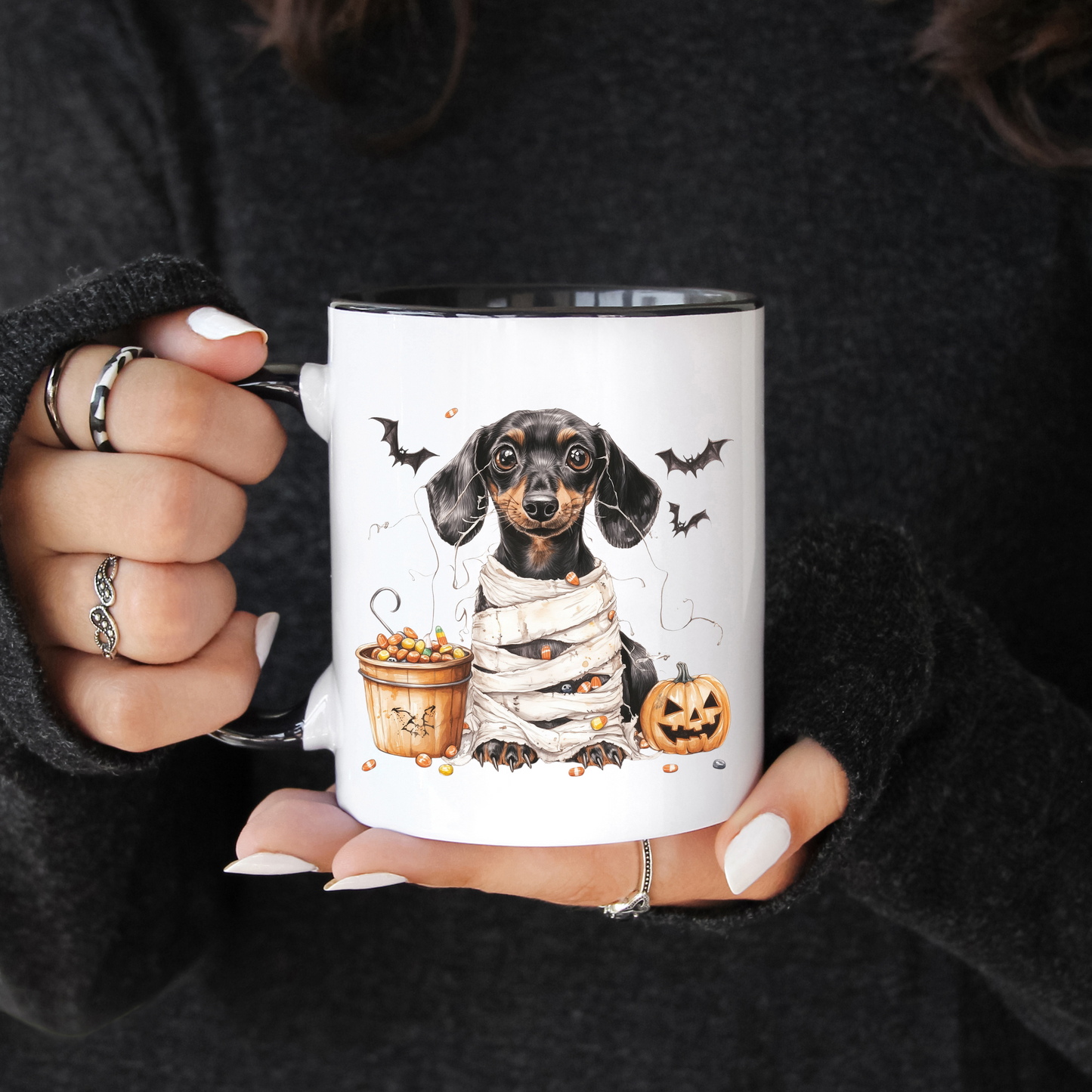 Halloween Pup Mug - Various Breeds To Choose From