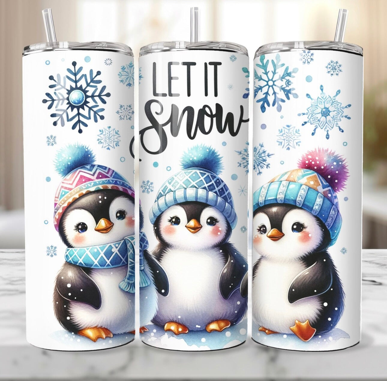 Penguin Design 20oz Tumbler