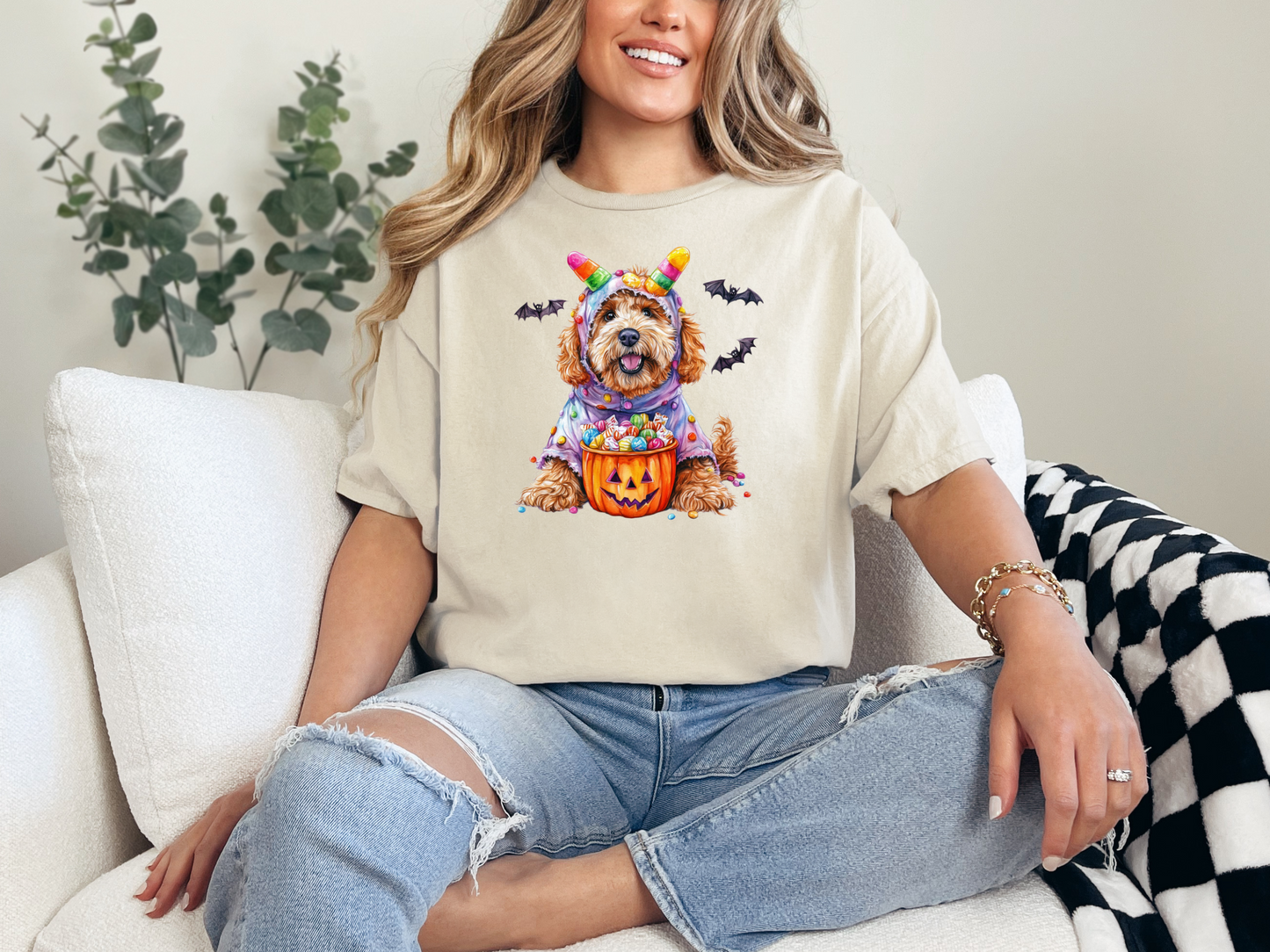 Pre Order - Halloween Pup T - Shirt - Various Breeds To Choose From