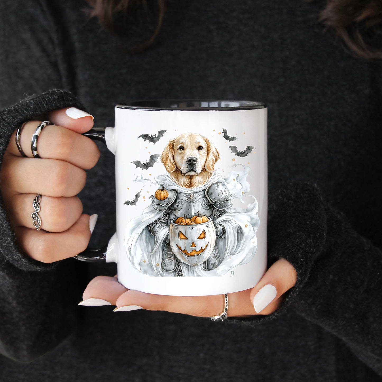 Halloween Pup Mug - Various Breeds To Choose From