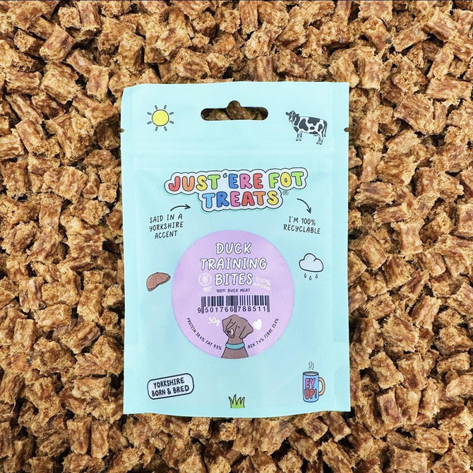 Just 'Ere Fot Treats - Duck Training Treats Snack Pack 30g