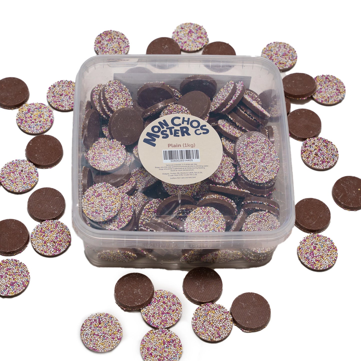 Monster Chocs Chunky Plain 100g