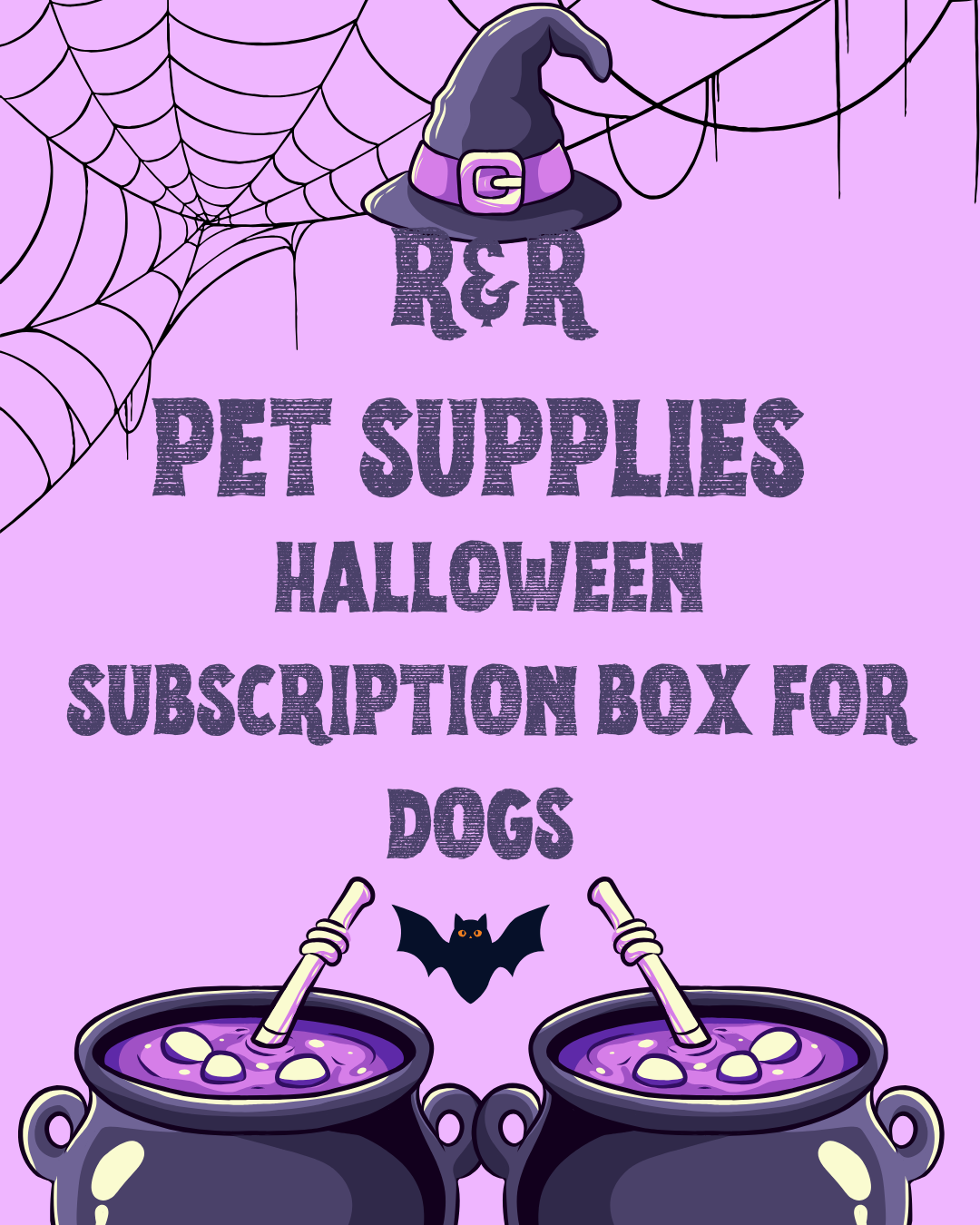SUBSCRIPTION BOX - October Halloween Box For Dogs
