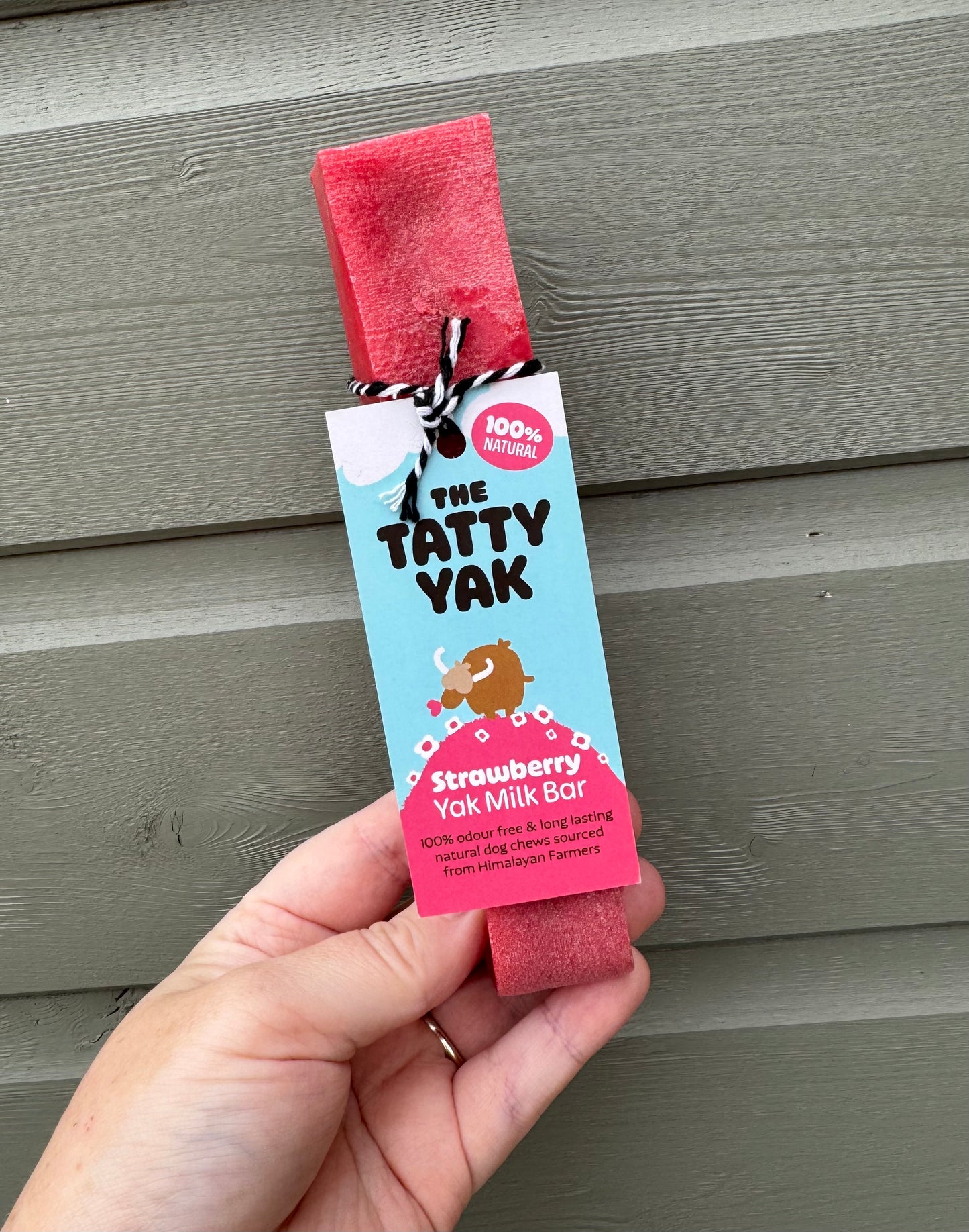 Tatty Yak Large Strawberry Flavoured Bar
