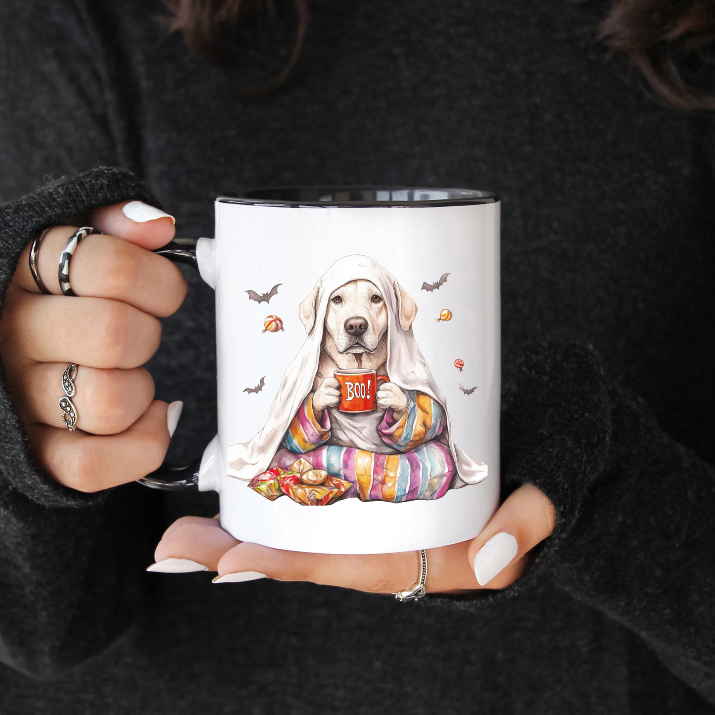 Halloween Pup Mug - Various Breeds To Choose From