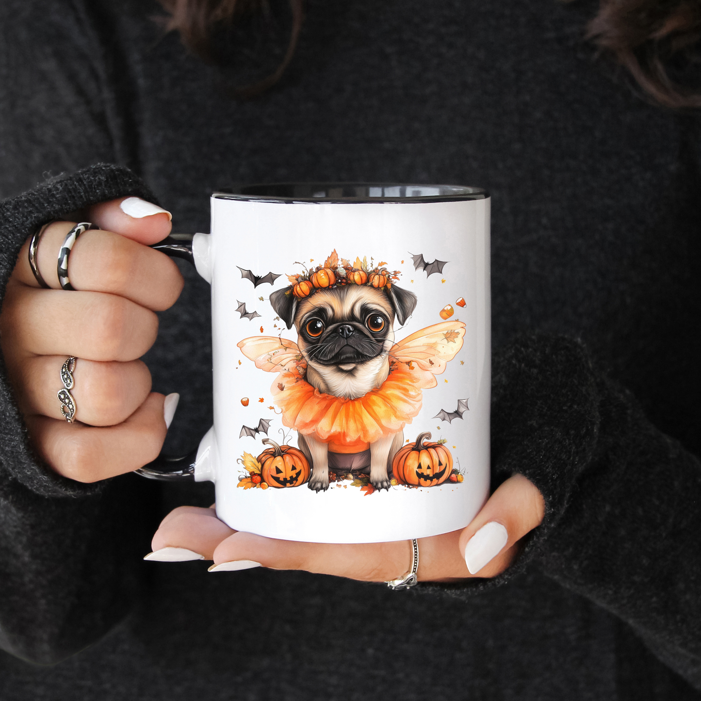 Halloween Pup Mug - Various Breeds To Choose From
