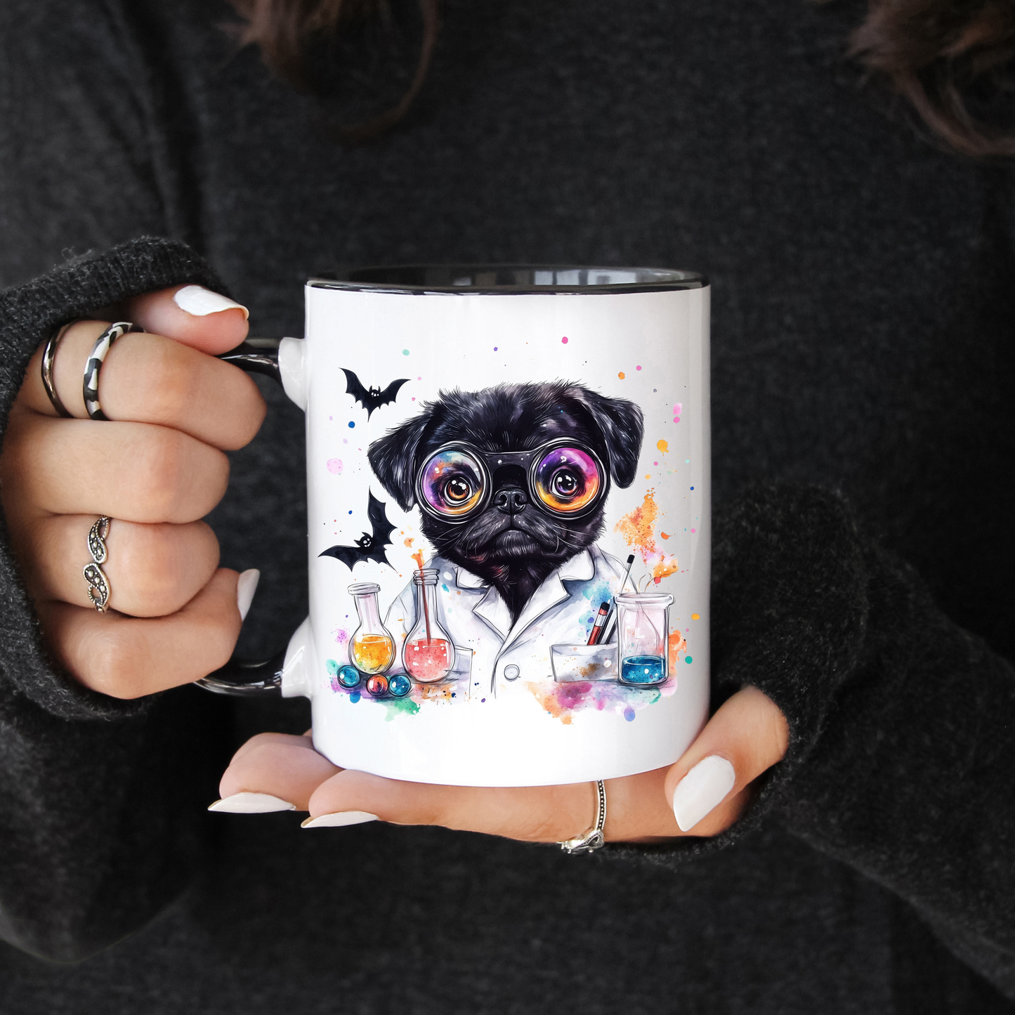 Halloween Pup Mug - Various Breeds To Choose From