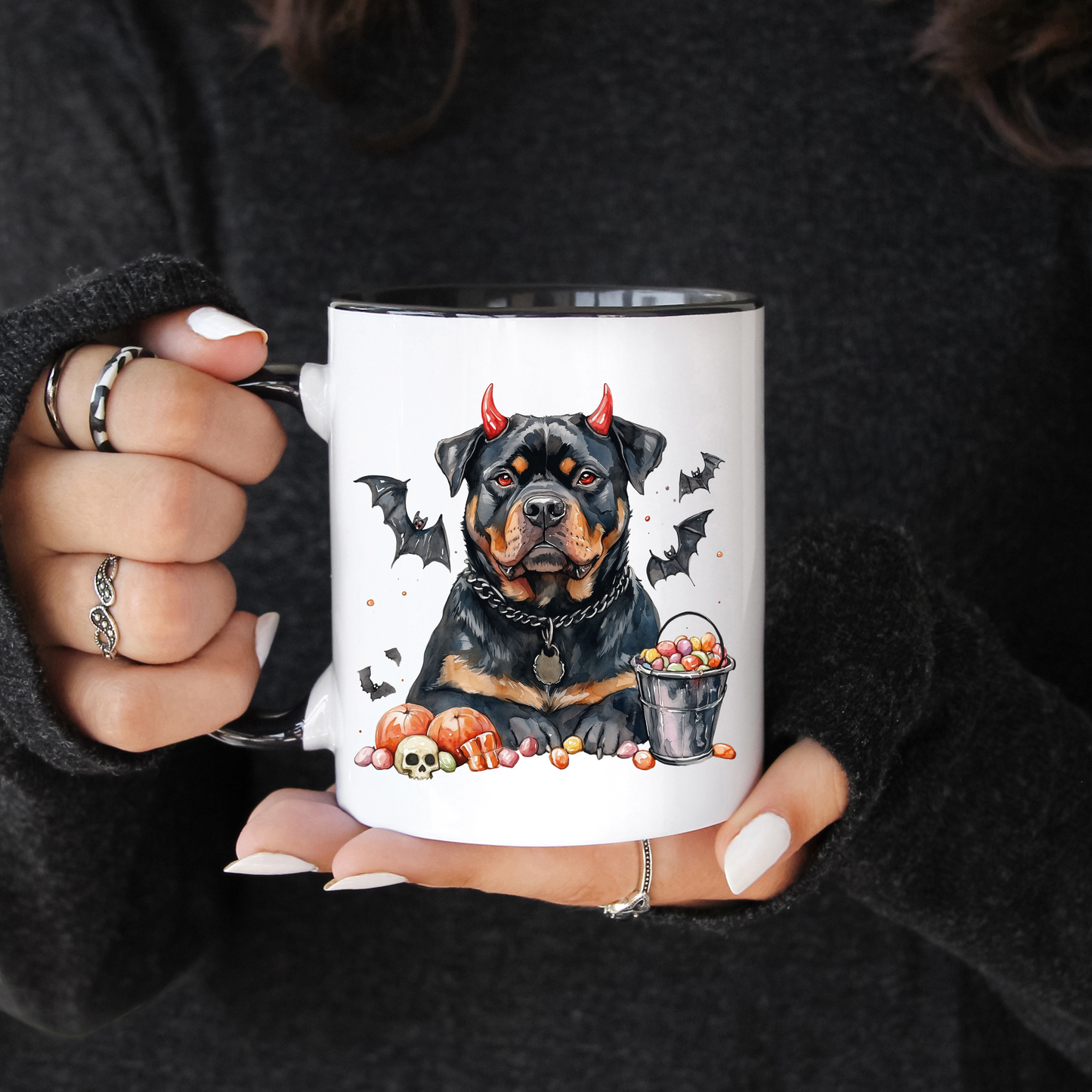 Halloween Pup Mug - Various Breeds To Choose From