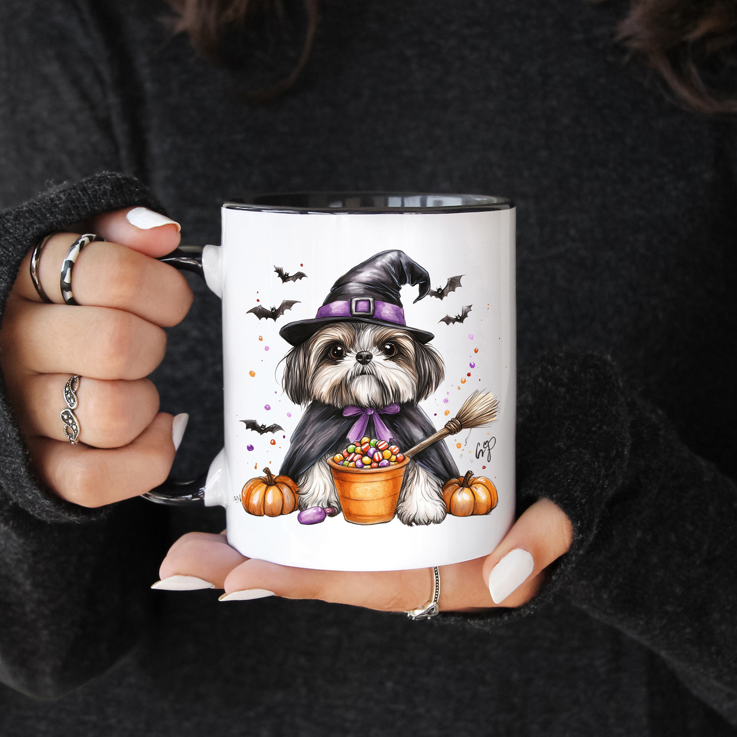 Halloween Pup Mug - Various Breeds To Choose From