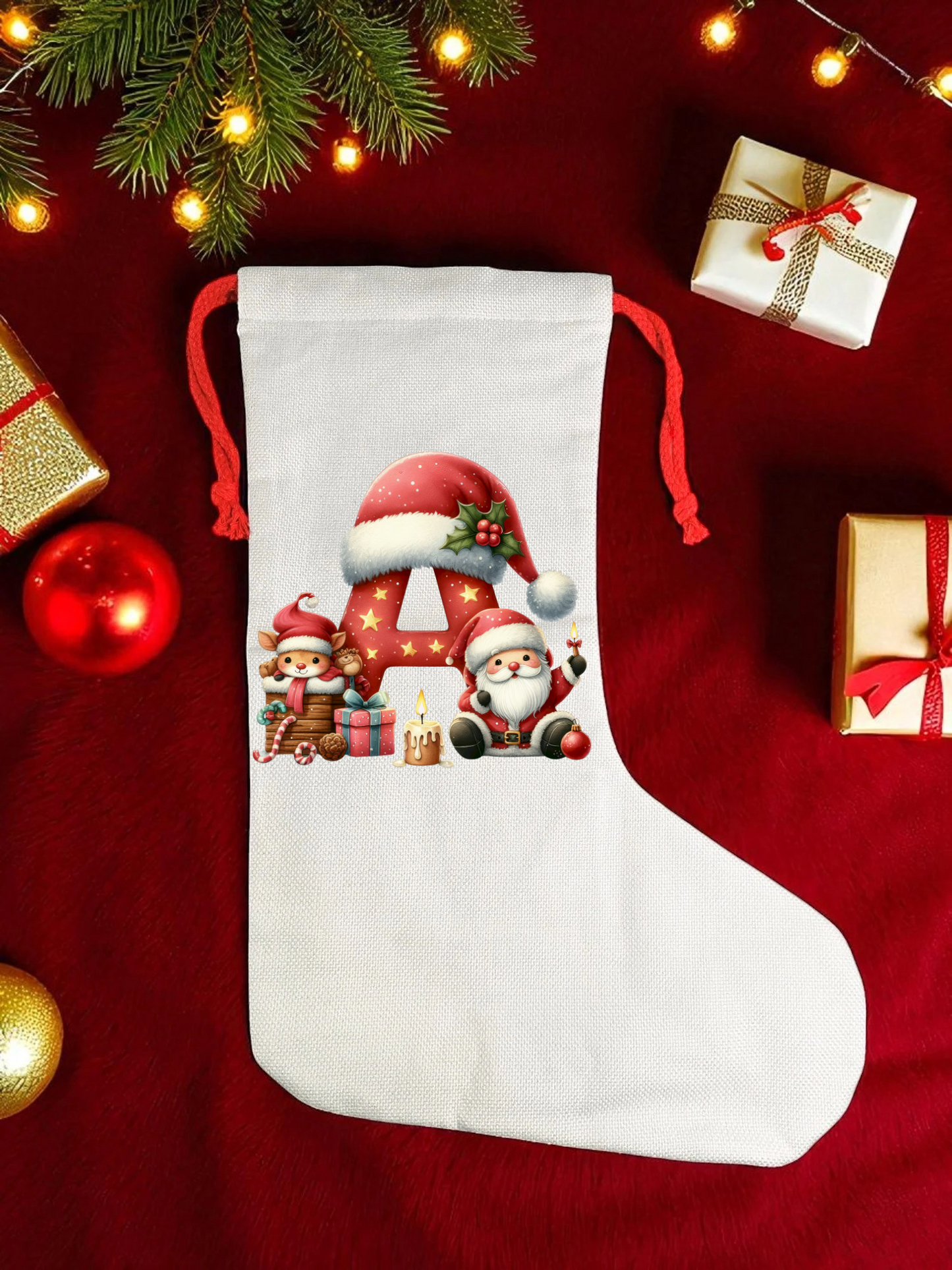 CHRISTMAS LETTER STOCKING