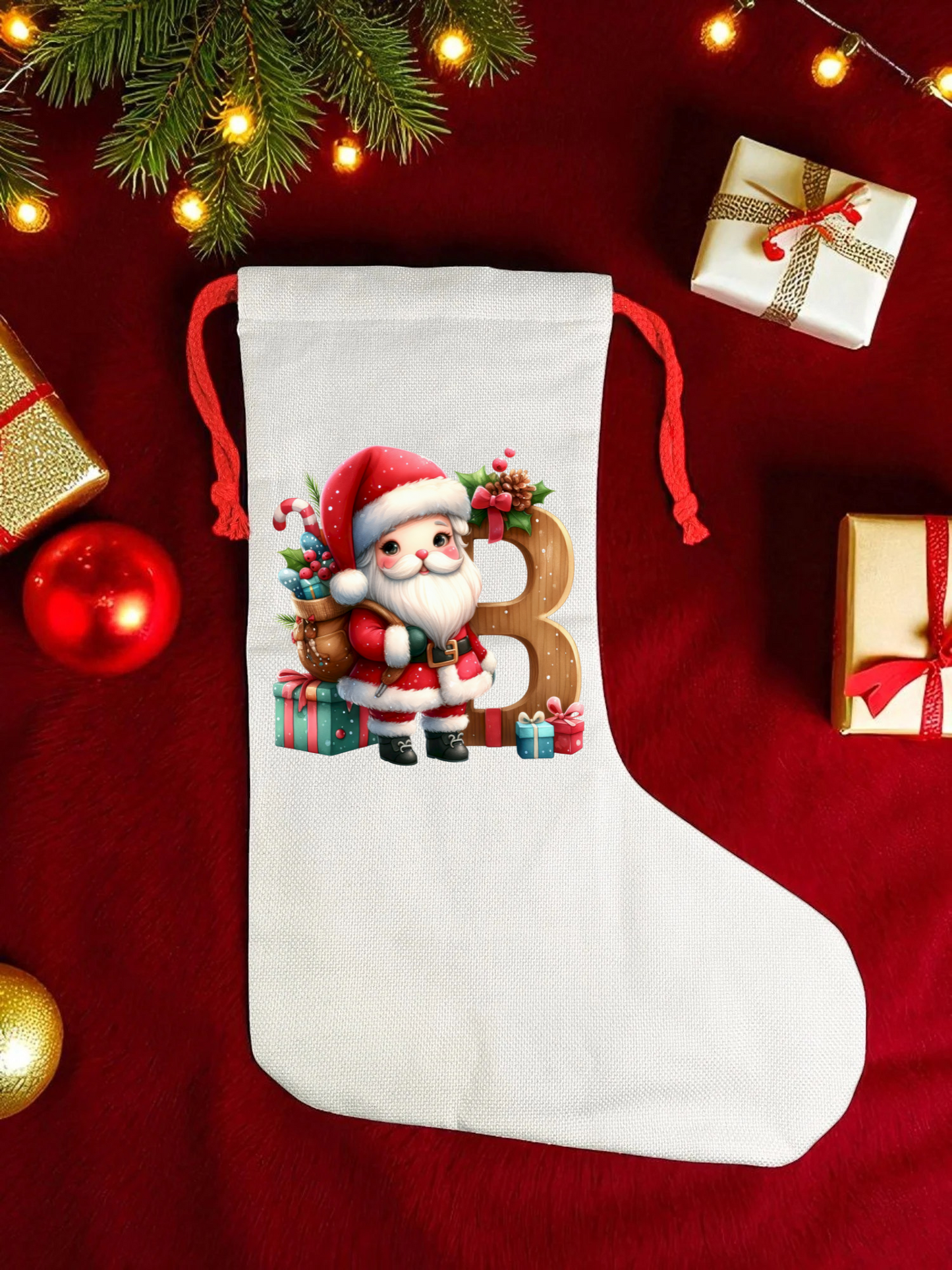 CHRISTMAS LETTER STOCKING