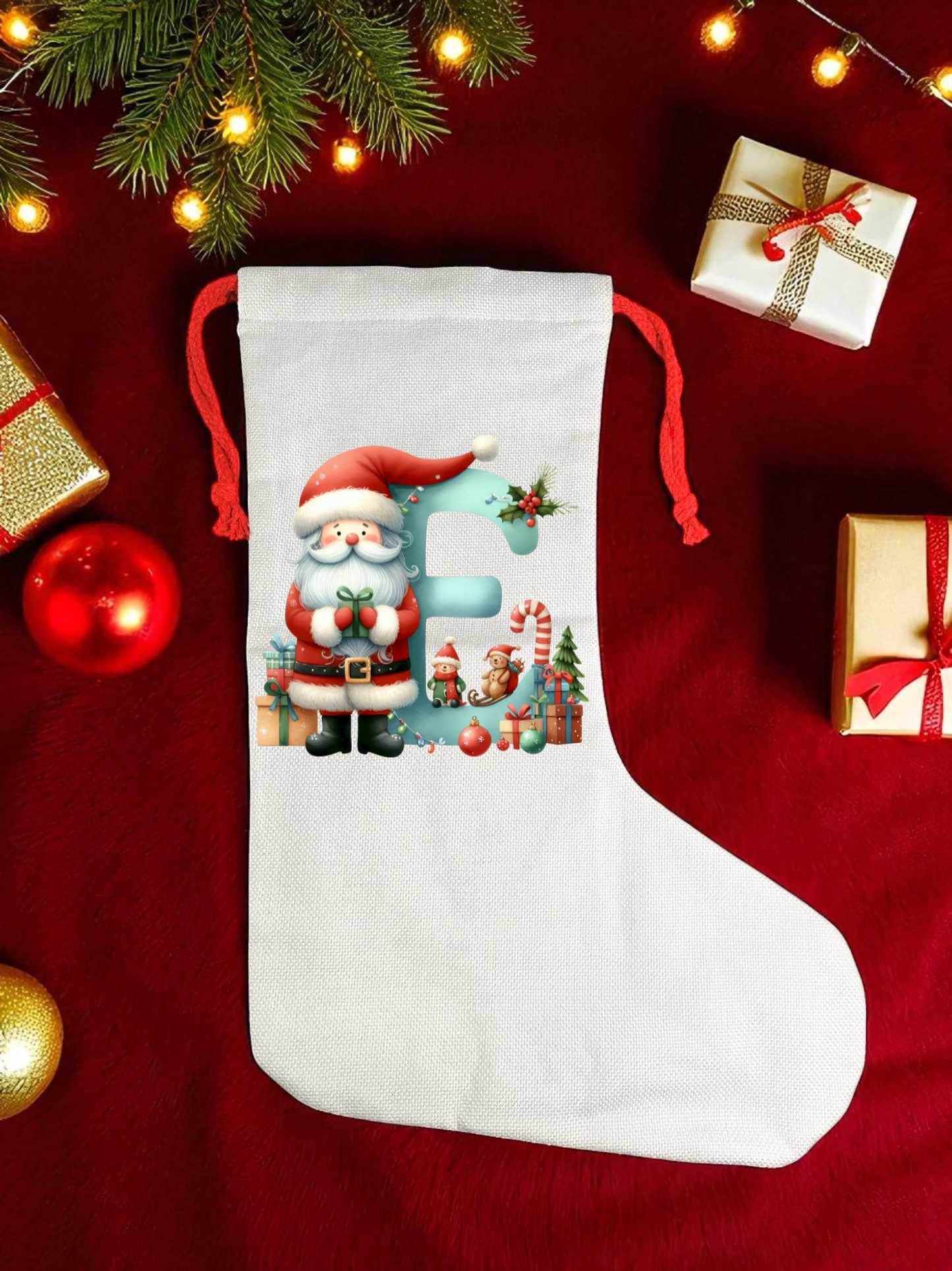 CHRISTMAS LETTER STOCKING