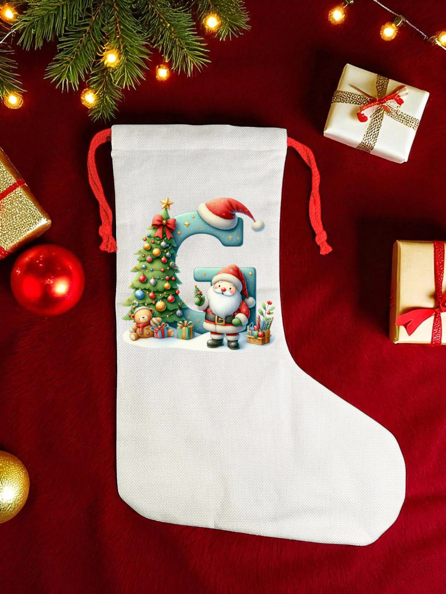 CHRISTMAS LETTER STOCKING