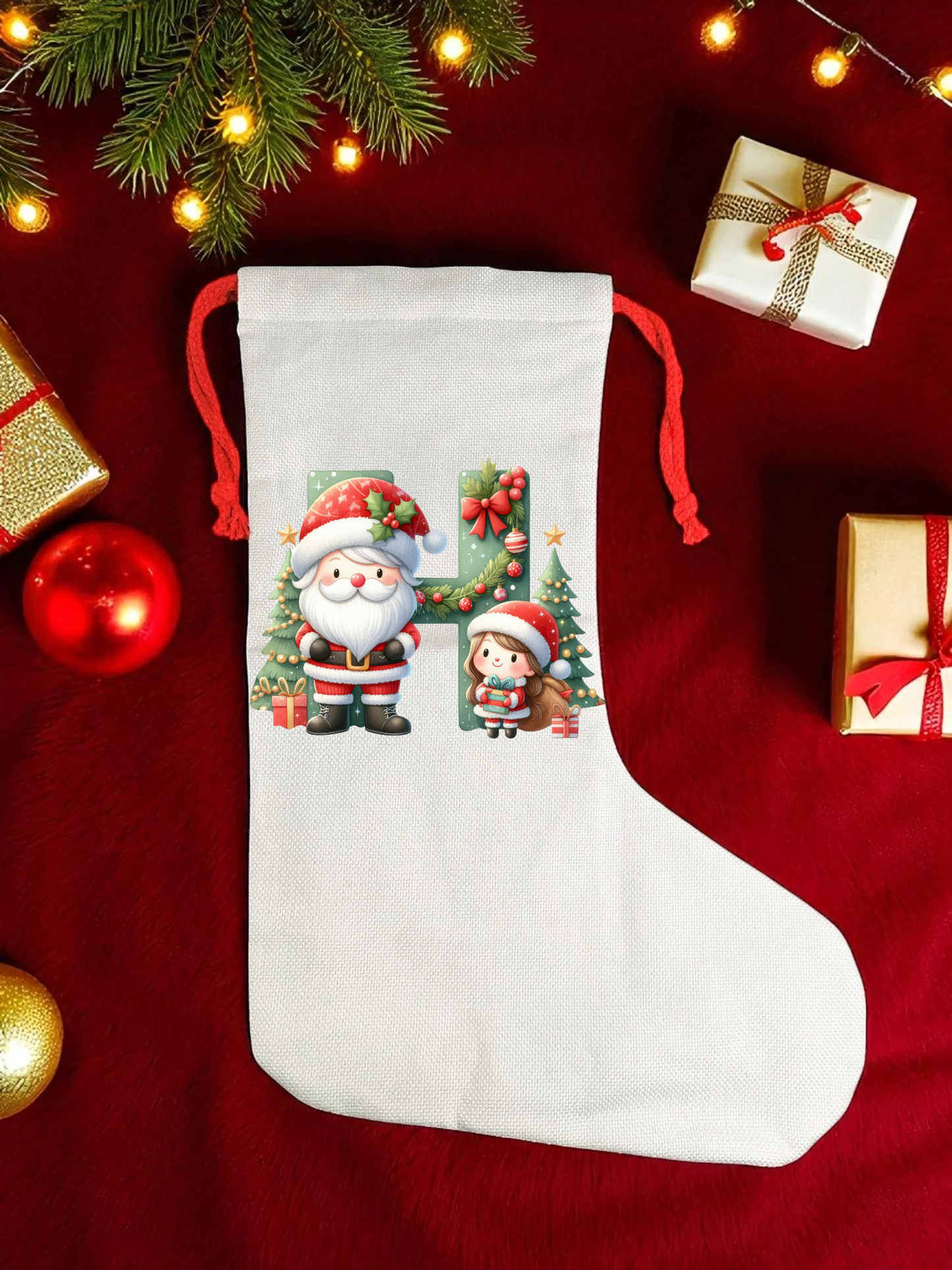 CHRISTMAS LETTER STOCKING