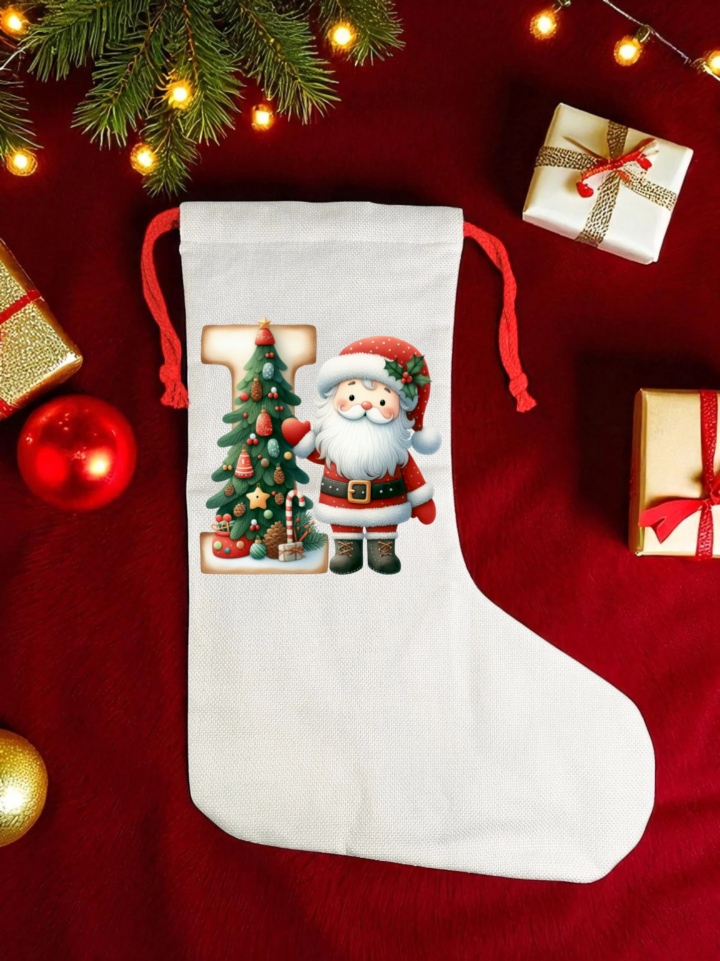 CHRISTMAS LETTER STOCKING