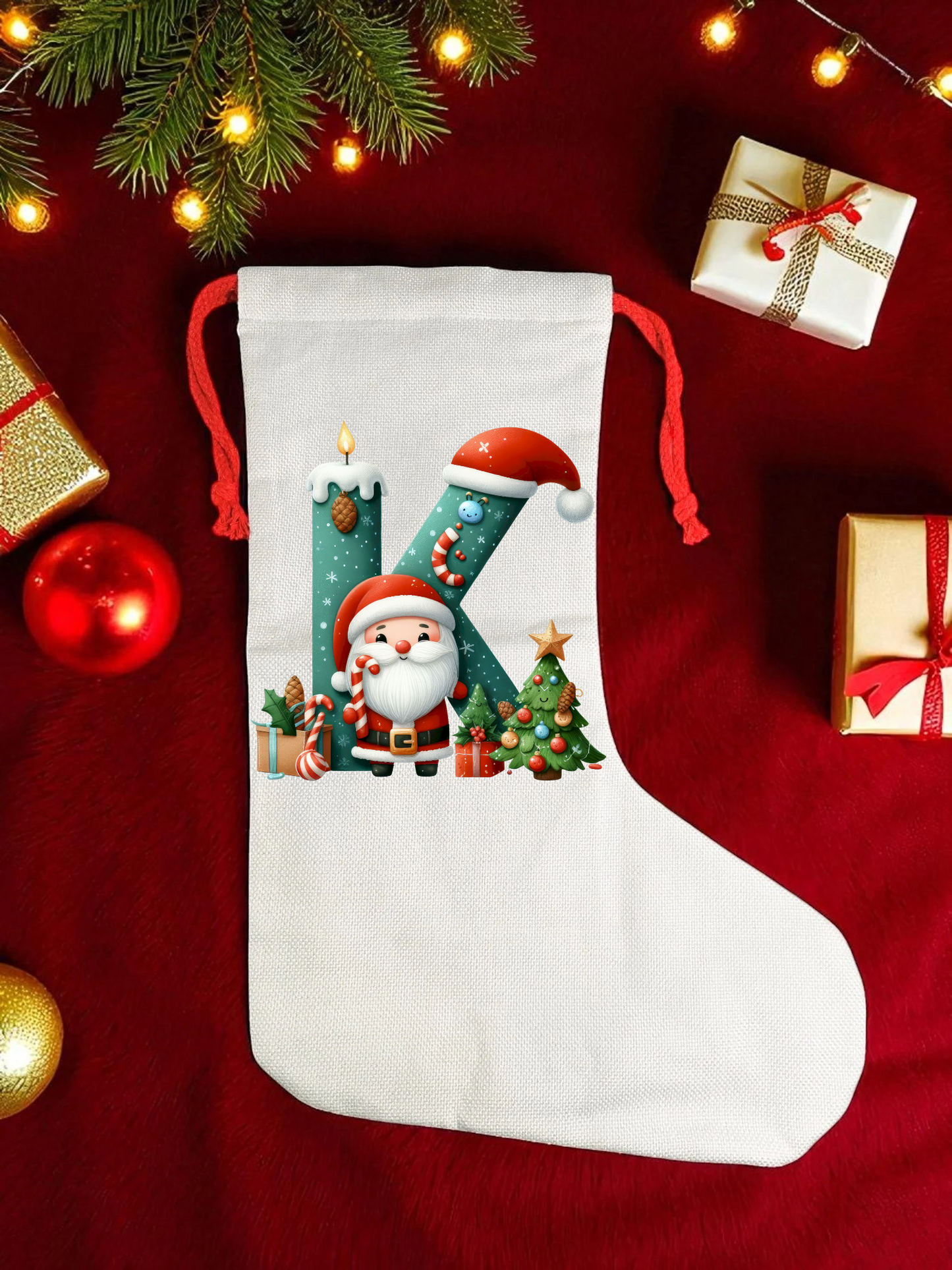 CHRISTMAS LETTER STOCKING