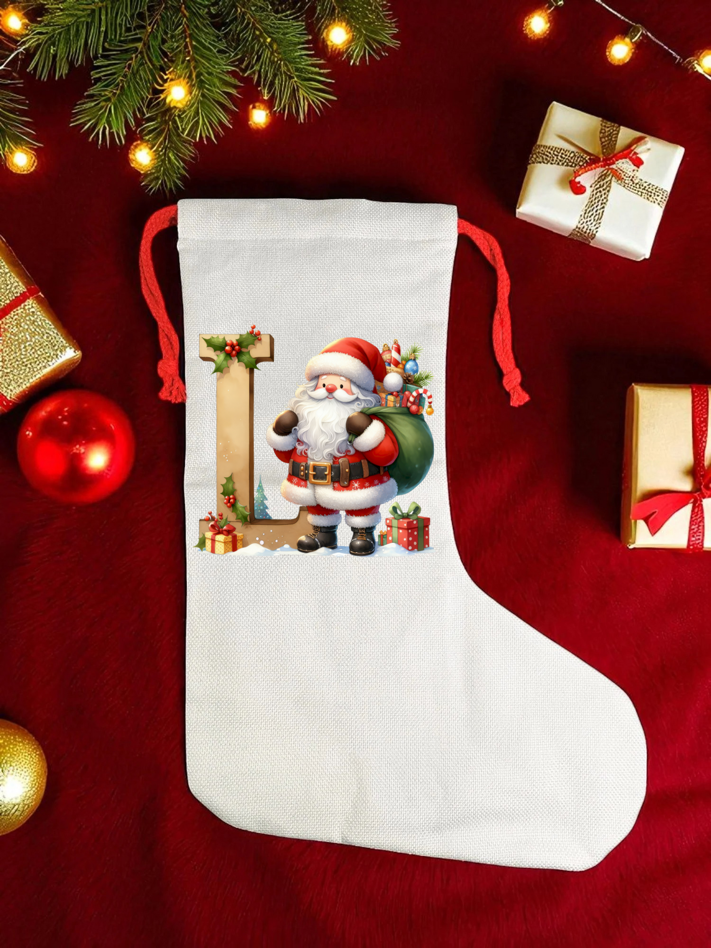 CHRISTMAS LETTER STOCKING