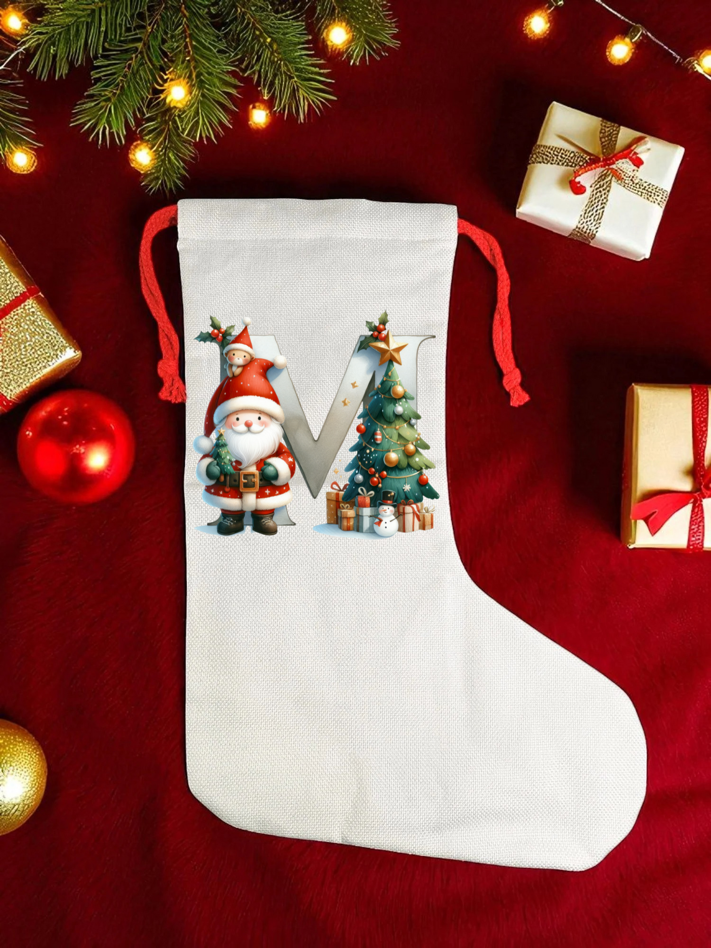 CHRISTMAS LETTER STOCKING
