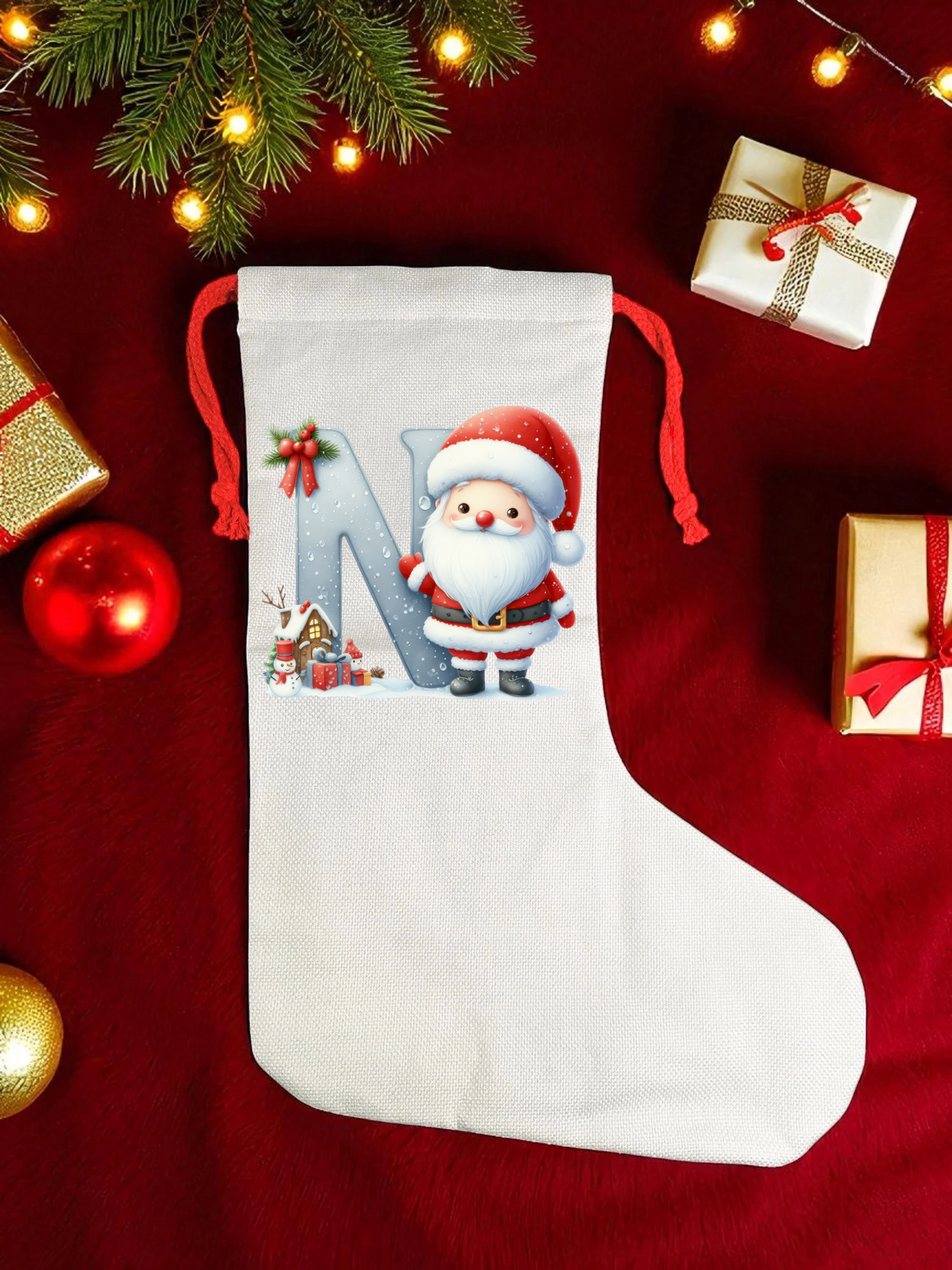 CHRISTMAS LETTER STOCKING