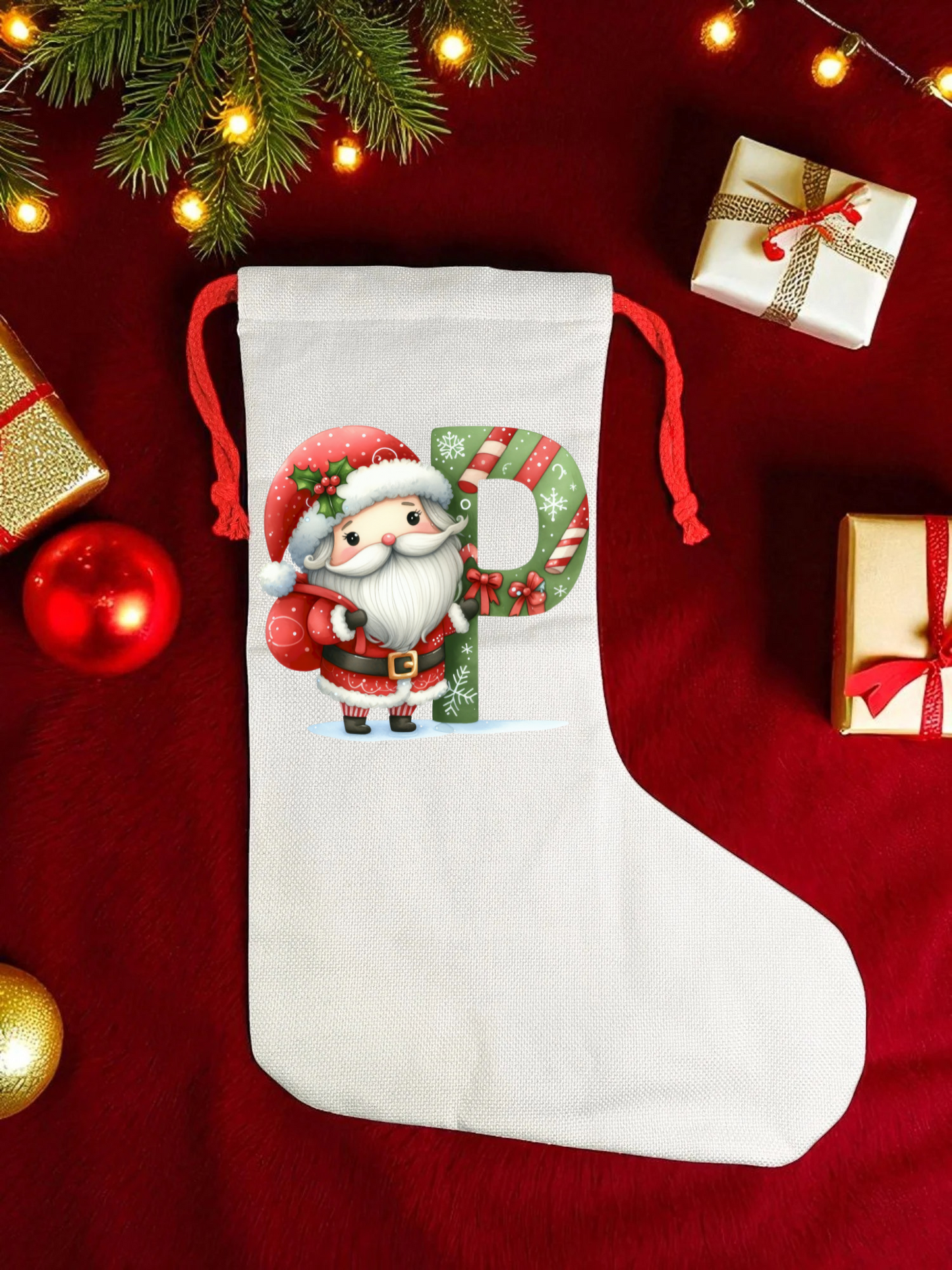 CHRISTMAS LETTER STOCKING
