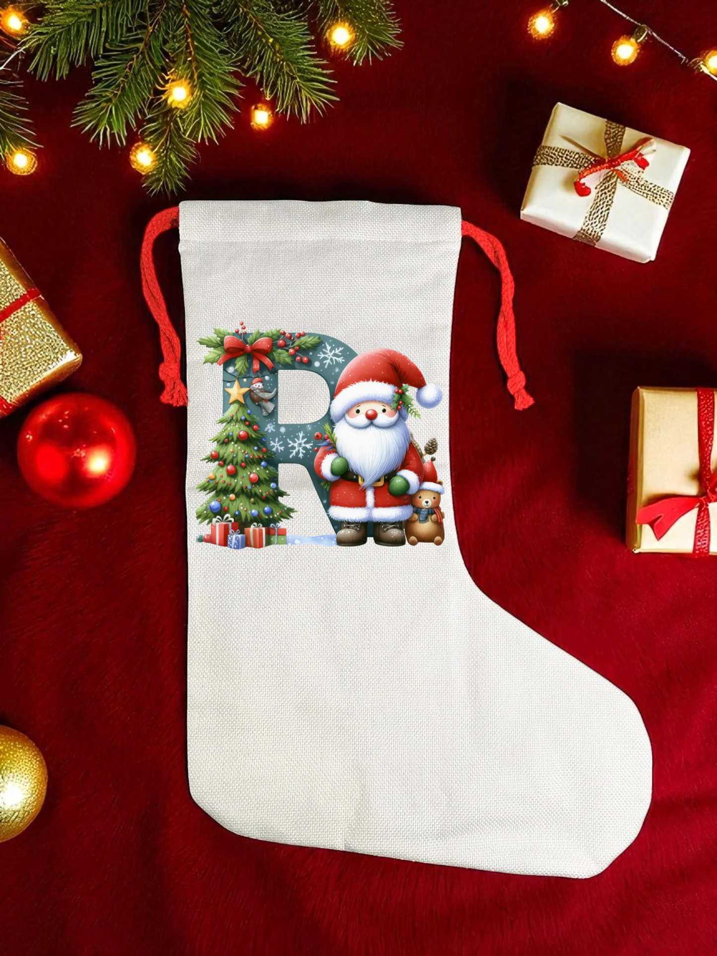 CHRISTMAS LETTER STOCKING