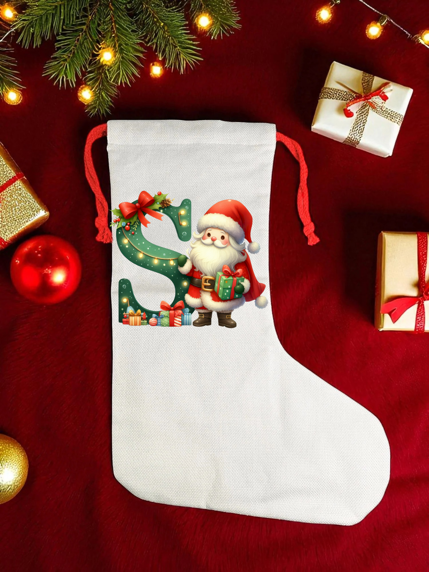 CHRISTMAS LETTER STOCKING