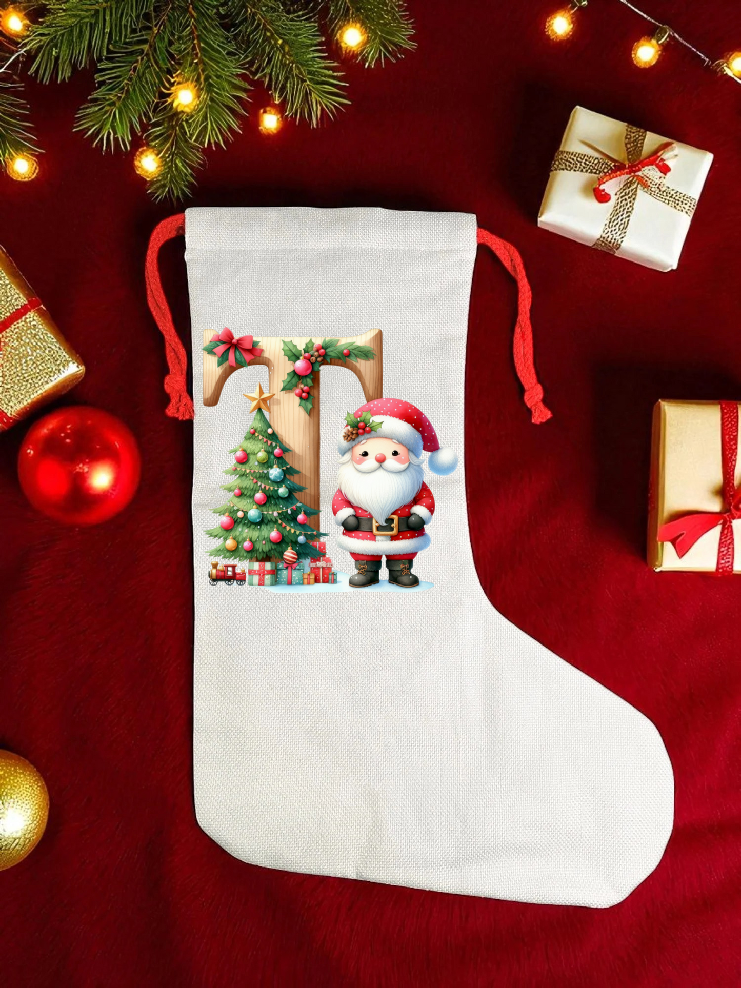 CHRISTMAS LETTER STOCKING