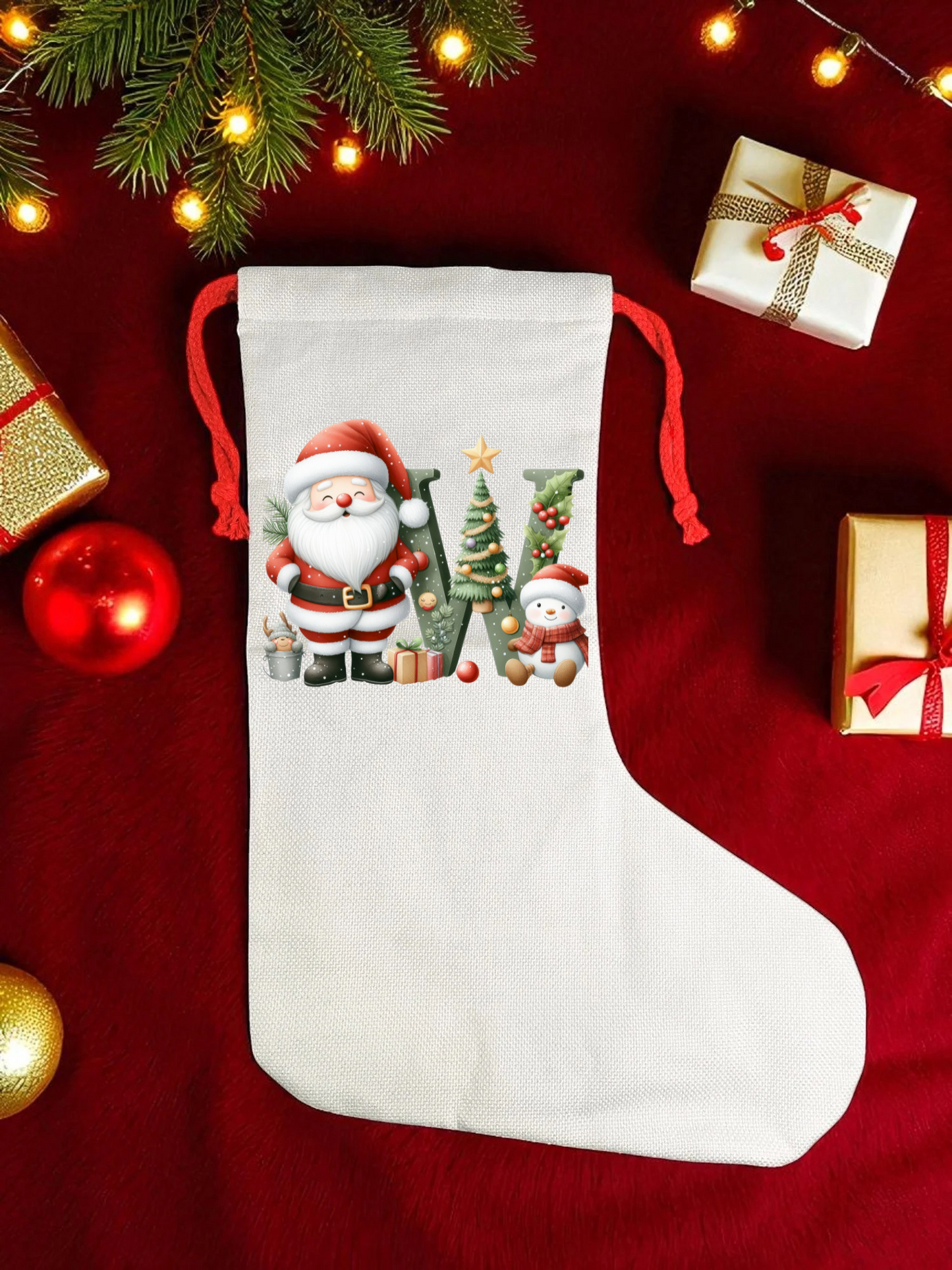 CHRISTMAS LETTER STOCKING