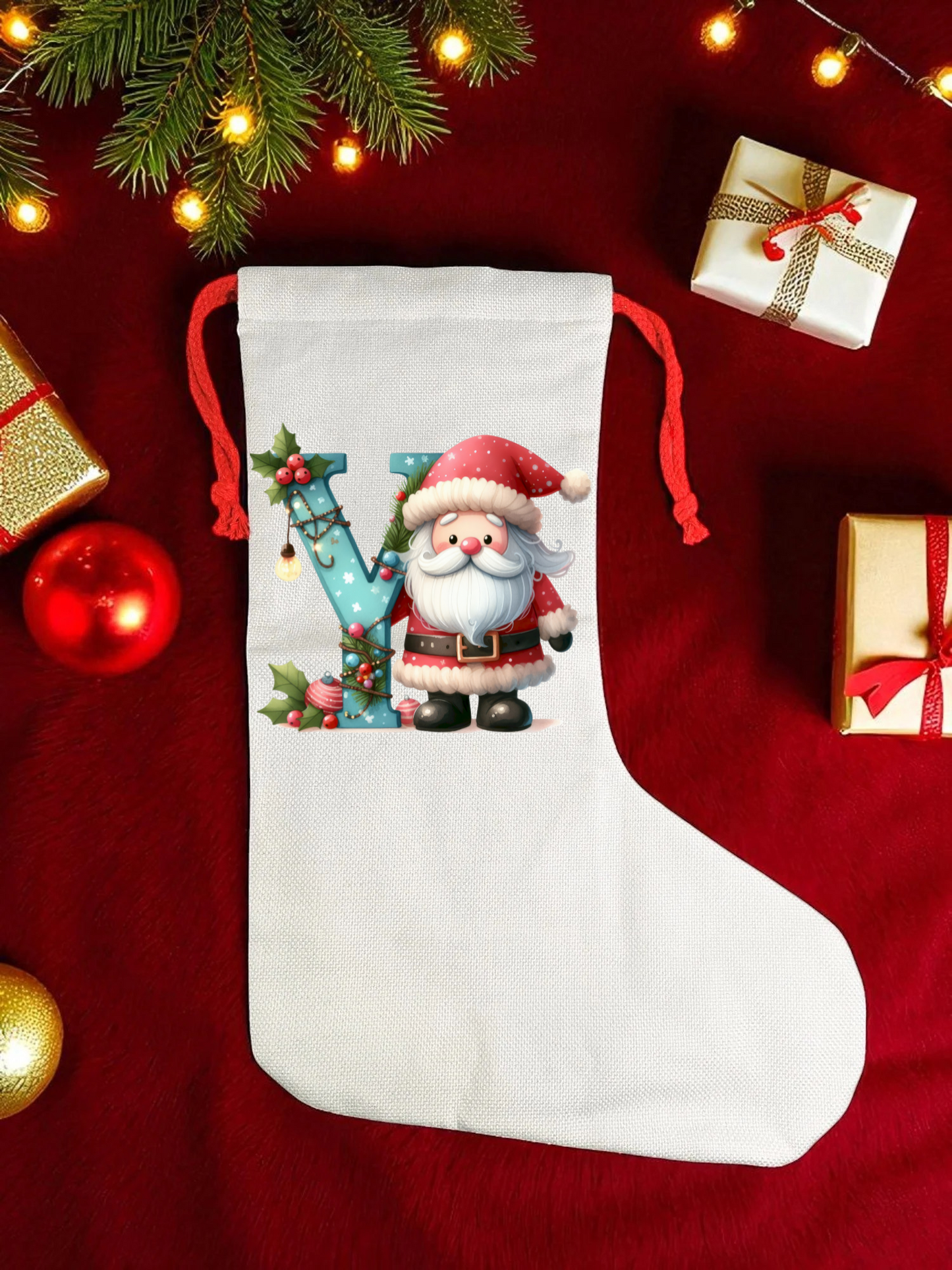 CHRISTMAS LETTER STOCKING