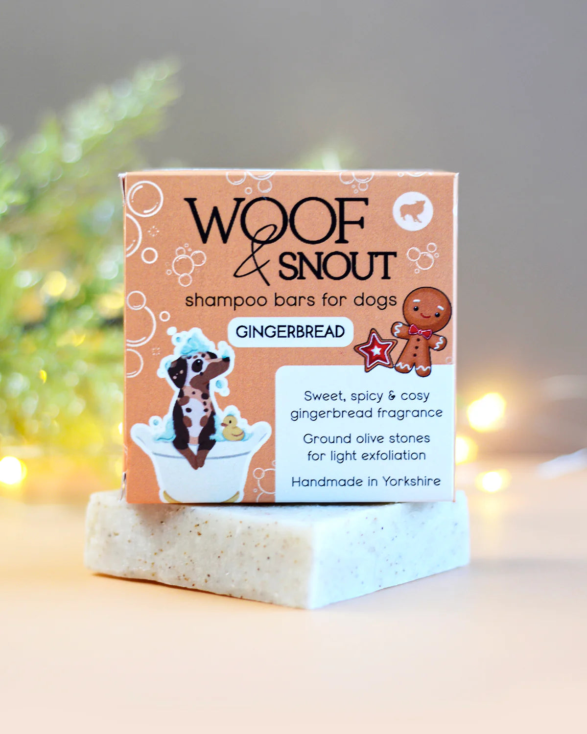 Woof & Snout Gingerbread Dog Shampoo Bar