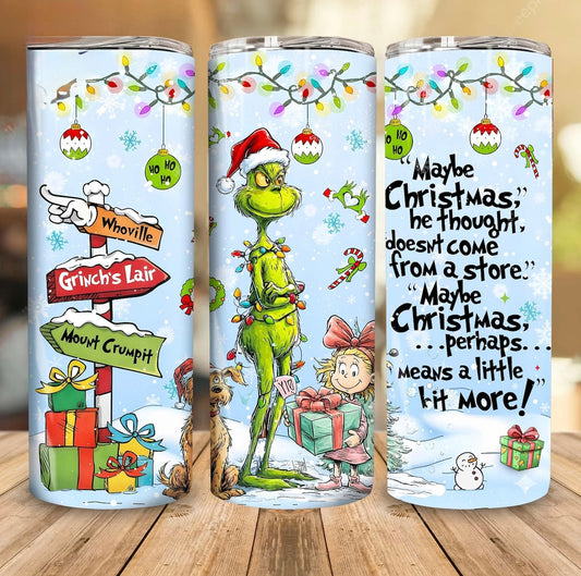 Green Monster 20oz Tumbler - Design 2