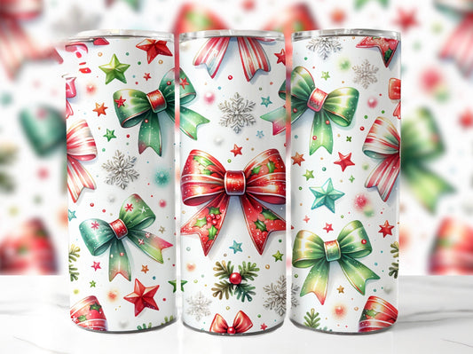 Christmas Bows 20oz Tumbler
