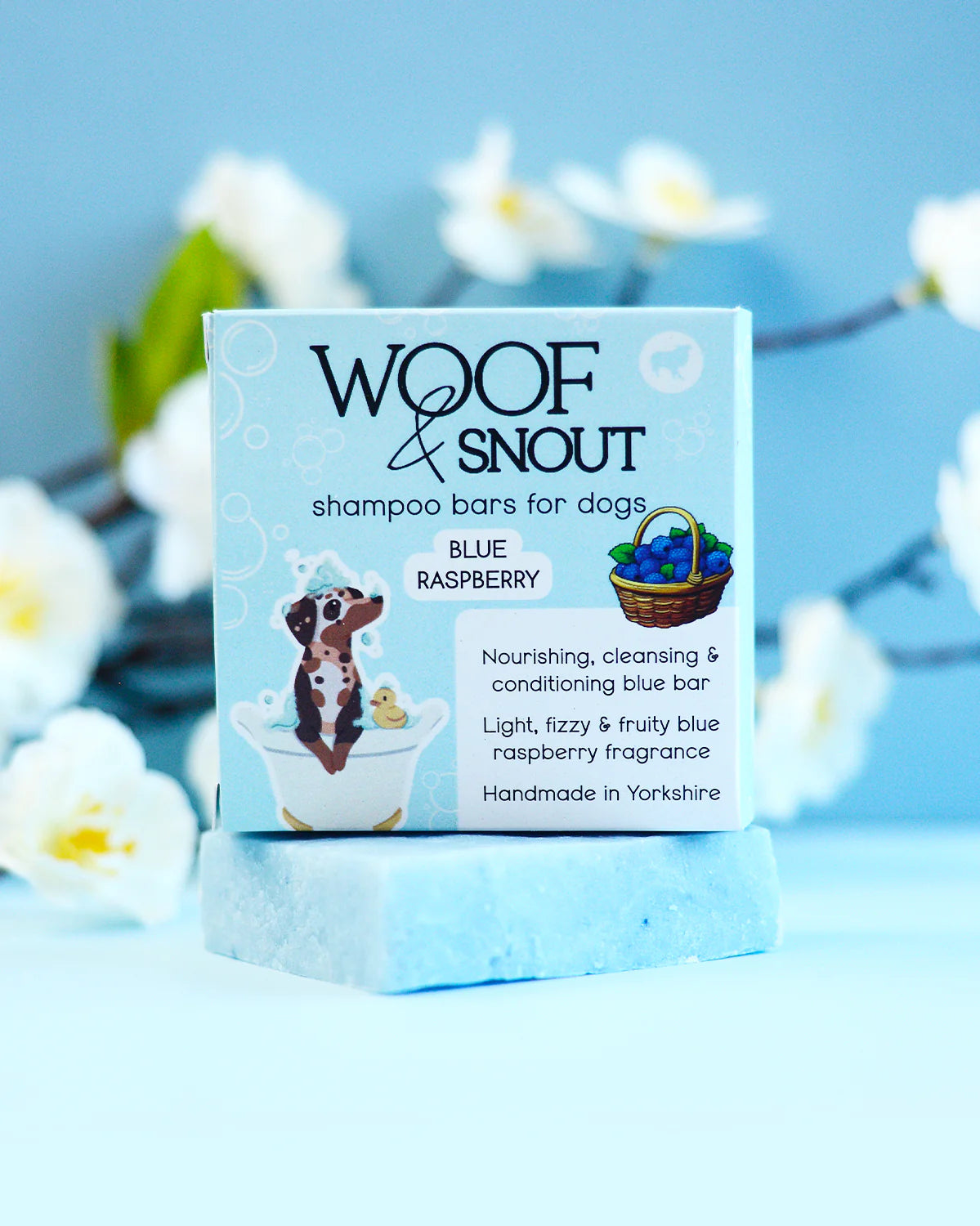 Woof & Snout Blue Raspberry Dog Shampoo Bar