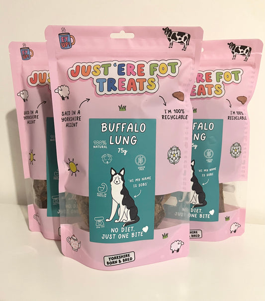 Just Ere Fot Treats Buffalo Lung 75g