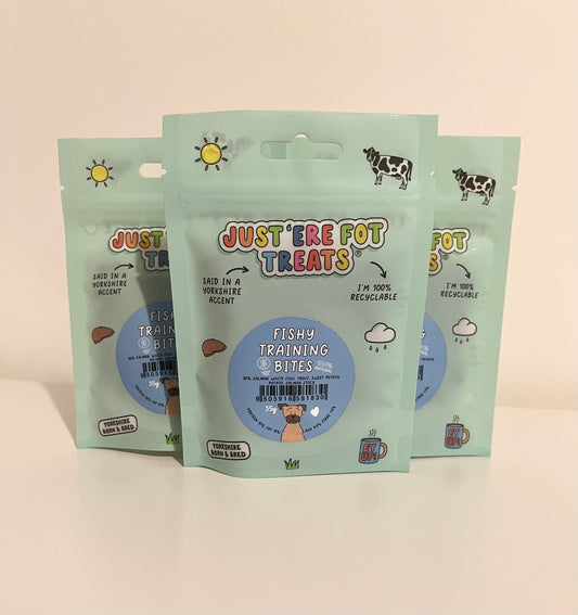 Just Ere Fot Treats Fishy Training Bites Snack Pack 35g