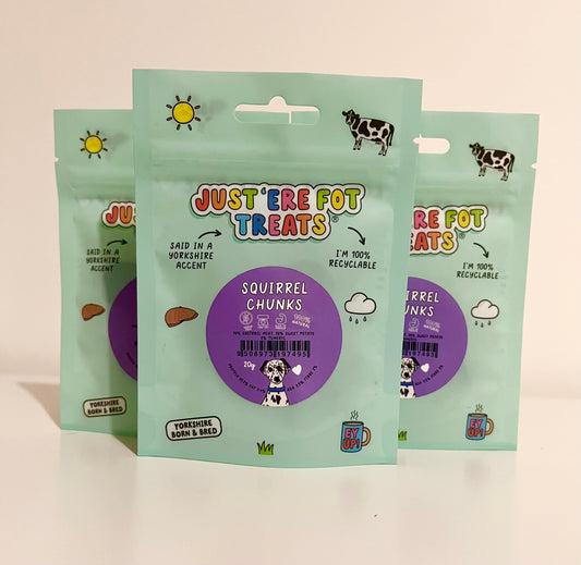 Just Ere Fot Treats Squirrel Chunks Snack Pack - 20g