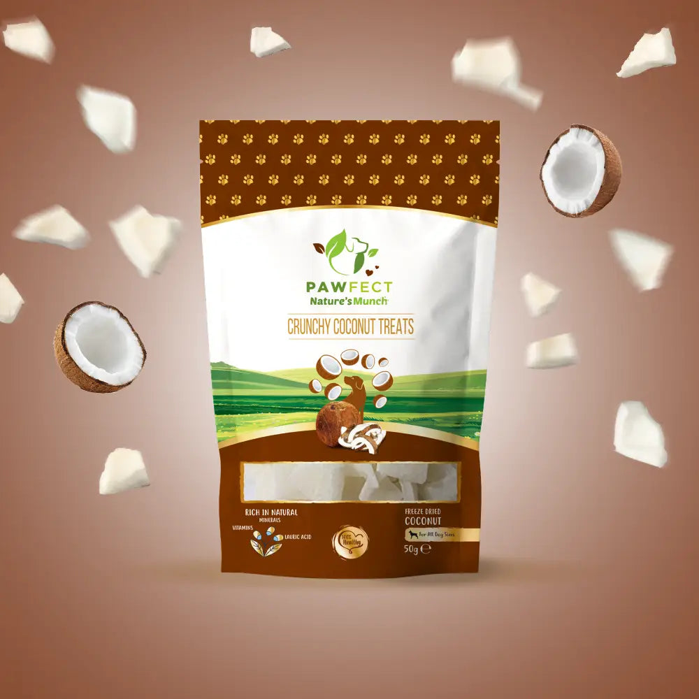 Pawfect Crunchy Coconut Treats 50g