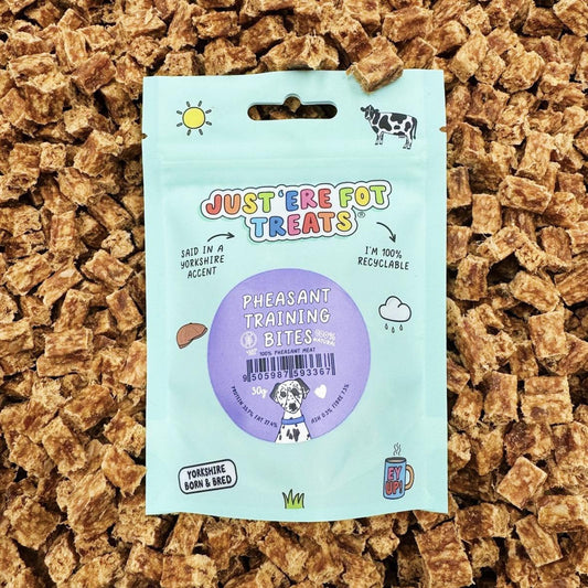 Just Ere Fot Treats Pheasant Training Bites Snack Pack 30g