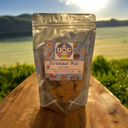 Dinosaur Mix Grain Free Dog Biscuits