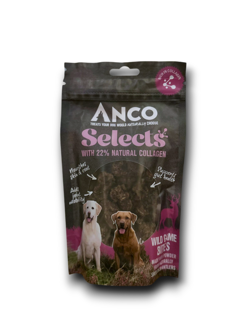 Anco Selects Wild Game Bites with Collagen 85g