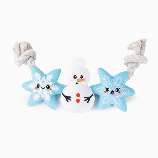 Hugsmart Snowman Season Rope Toy