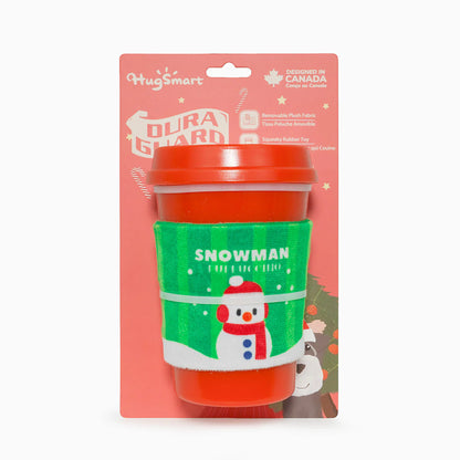 Hugsmart Snowman Puppuccino Rubber Toy